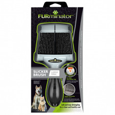 FURminator Slicker Brush perie mare perie fermă - greu