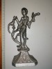 STATUIE / STATUETA VECHE DIN ALUMINIU