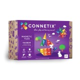 Starter Pack Connetix Rainbow, 60 Piese , Set Magnetic pentru Incepatori, Jucarii Educative STEM