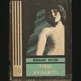 FIRUL EVIDENȚEI / THE THREAD OF EVIDENCE - BERNARD PICTON (KNIGHT) - FANTOMAS - ROMAN POLIȚIST, MISTER, CRIMĂ, INVESTIGAȚIE, THRILLER, CRIMINALISTICĂ, 1975, Junimea