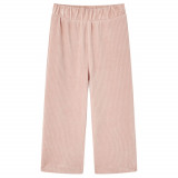 Pantaloni de copii din velur, roz, 92