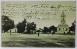 BOCSA ROMANA , STRADA PRINCIPALA , IN DREAPTA BISERICA ORTODOXA , CARTE POSTALA ILUSTRATA , PERIOADA INTERBELICA
