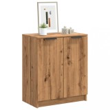 VidaXL Pantofar, stejar artizanal, 59x35x70 cm, lemn prelucrat