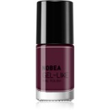 NOBEA Day-to-Day Gel-like Nail Polish lac de unghii cu efect de gel culoare Maroon red #N46 6 ml