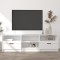 vidaXL Comodă TV, alb, 150x33,5x45 cm, lemn prelucrat 811457