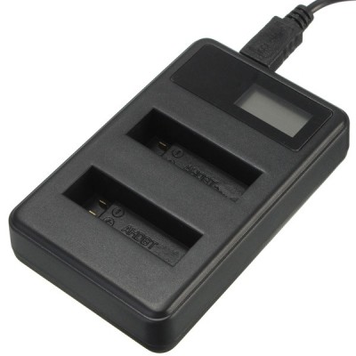 Incarcator LCD dual AHDBT-501 pentru GoPro Hero 5 Black Edition, GoPro Hero 5, GP 432 foto
