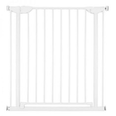 Poarta de siguranta metal Childhome Eltra Doorgate Pressure 75-81 cm, Alb