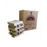 Lemn Premium din Stejar Uscat , 6 Inch (15 cm), 6 kg, Ideal pentru Gratare, si Cuptoare de Pizza X 2 cutii