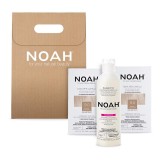 Set Noah Blond Foarte Deschis 9.0, Vopsea Par Naturala fara Amoniac + Sampon Protectie Culoare, 530ml Total, Vegan, Fara Parabeni