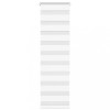 VidaXL Jaluzea tip zebra alb lățime țesătură 35,9 cm poliester