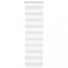 Gossi jaluzea tip zebra alb latime tesatura 40,9 cm poliester