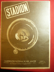 Revista Stadion -1948 1 martie- Campionatele Nationale Box ,dar si Camp. Fotbal foto