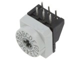 &Icirc;ntrerupător codificare HEX/BCD 16 poziții THT 80m&Omega;