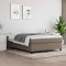 vidaXL Cadru de pat fără saltea, gri taupe, 140x200 cm, textil 3120866