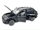 Macheta BMW X5 M Competition LCI 1:18 replica metal neagra vireaza rotile deschide toate usile si capotele