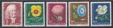 Elvetia 1958 - Pro Juventute - 250 de ani de la nașterea lui Albrecht von Haller - Flori, MNH, Nestampilat