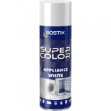 Spray Bostik Super Color Alb Lucios pentru Interior Efect Smalt 400 ml