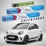 Cumpara ieftin Ștergătoare Smart Forfour 453 2014-2021 | Set Față și Spate Flat Premium &ndash; TeamCar&reg;