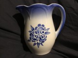 Vintage / Design - Carafa mare din faianta sfarsit de secol XIX inceput de secol XX cu marcaj model deosebit !