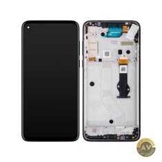 Display cu Touchscreen Motorola Moto G8 Power cu Rama Negru (Smoke Black) Service Pack 5D68C16142