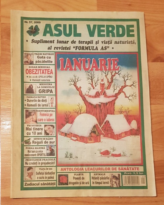 Revista Asul Verde Nr. 57 / 2009 (ianuarie 2009)