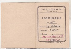bnk div legitimatie Cooperativa Sondorul Tintea-Baicoi - Astra Romana