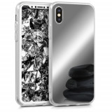 Husa pentru Apple iPhone X/iPhone XS, Silicon, Silver, 42510.35, Argintiu, Carcasa