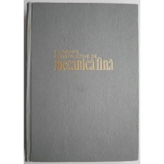 Elemente constructive de mecanica fina &ndash; O. Richter