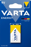 Baterie alcalina 9V (6LR61) 1buc/blister Energy Varta