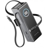 Baterie Externa EcoFlow Rapid, 25000mAh, 170W, QC + PD, 1 x USB-A - 3 x USB-C, Gri