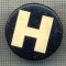 Y 1229 INSIGNA - ,,H&quot; -FABRICANT ,,MM TENG DA&quot; -PENTRU COLECTIONARI