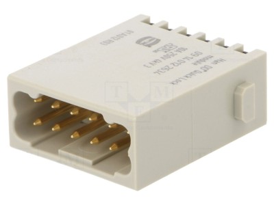 Conector Modular Han-Modular 12 pini 10A 250V foto