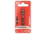 Adaptor Milwaukee Fixare 1/4&quot; Pătrat - Scule de M&acirc;nă, Șurubelnițe