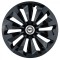 Set 4 capace roti Fox negru R15 pentru gama auto Fiat