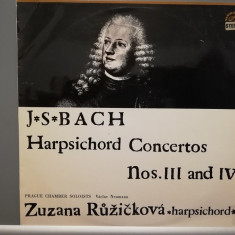 Bach – Harpsichord Concertos no III & IV (1967/Supraphon/Cszech) - VINIL/NM