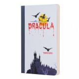 Agenda nedatata Dracula - Romania, foi albe, 10 x 14,5 cm, 144 pg, MB247 B2