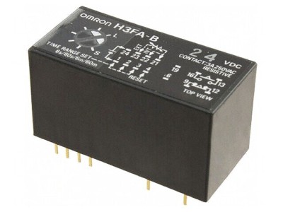 Timer Electronic 0,6s-60min 24VDC 250VAC 3A foto