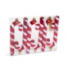 Set decor pentru brad - trestie de bomboane roșu / alb - 13 cm - 6 buc / set
