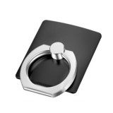 Suport Telefon Inel Rotativ 360&deg; Metalic Negru Universal Smartphone Tableta Stand Video Rezistent Apa