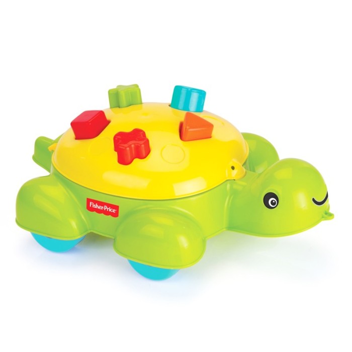 Broasca testoasa Shape Sorter Fisher-Price, 10 piese