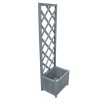 VidaXL Jardinieră cu spalier, 40 x 30 x 135 cm, lemn masiv de brad 310037