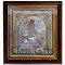 Icoana Sfantul Gheorghe Argint 15.5x17cm &amp;#8211; cu geam COD: 3451