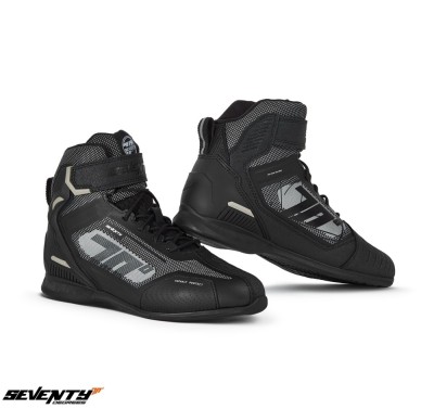 Ghete (cizme) pentru scuter - motocicleta Racing Unisex Seventy model SD-BR2 Veloce culoare: negru Negru 39 foto