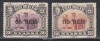 Nyassa Mozambic 1903 - Timbre cu dromaderi din 1901 cu suprataxă groasă, Serie scurta, Sarniera, MH, Nestampilat