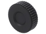 Buton Reglabil Tehnopolimer Negru 39,5mm