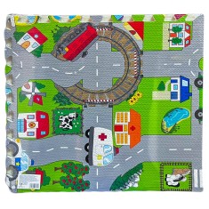 Covoras buretat, Circulatie/Litere, 120&times;120 cm