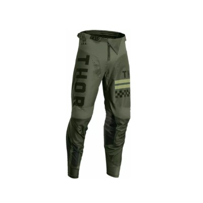 Pantaloni Motocross/Enduro Thor Pulse Combat Army foto