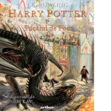Harry Potter si Pocalul de Foc (editie ilustrata) - J. K. Rowling, Florin Bican