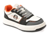 Cumpara ieftin Pantofi sport BITE THE BULLET alb-negru, 251209, din piele naturala