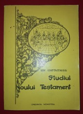 Ioan Constantinescu - Studiul Noului Testament